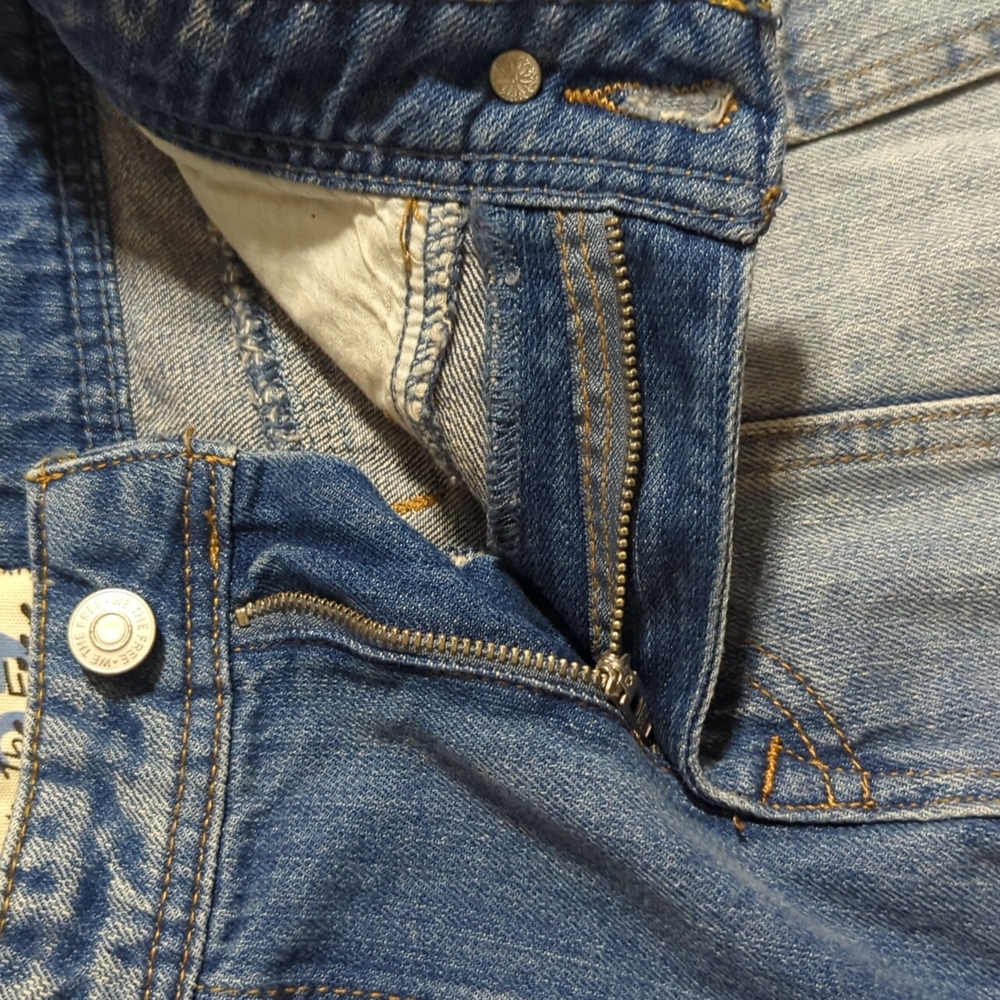 Free People Cargo Denim Mini Skort - Picture 7 of 9